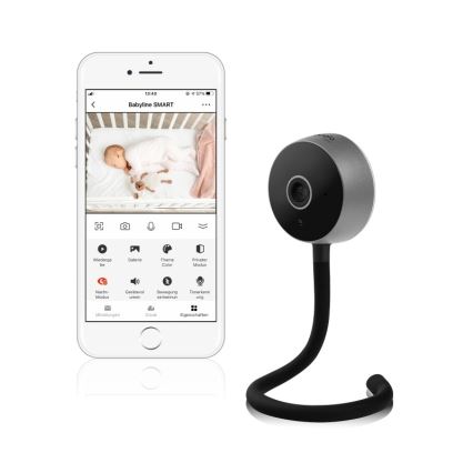 Lionelo - Babyphone intelligent BABYLINE SMART Wi-Fi Noir