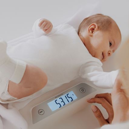 Lionelo - Balance pour nourrissons BABYBALANCE 3xAAA