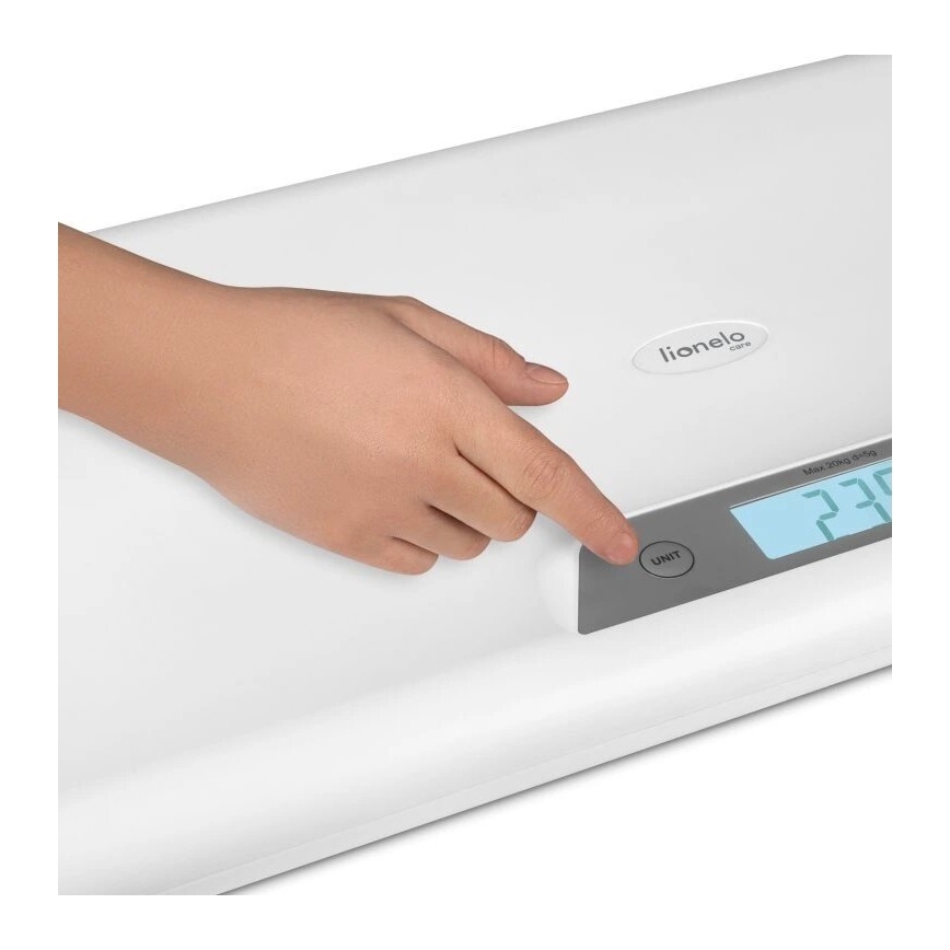 Lionelo - Balance pour nourrissons BABYBALANCE 3xAAA