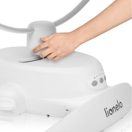 Lionelo - Balancelle musicale pour bébé IRIS, 4x AA, beige sable