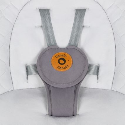 Lionelo - Balancelle musicale pour bébé MELL Grey Stone, 4 piles AA + télécommande