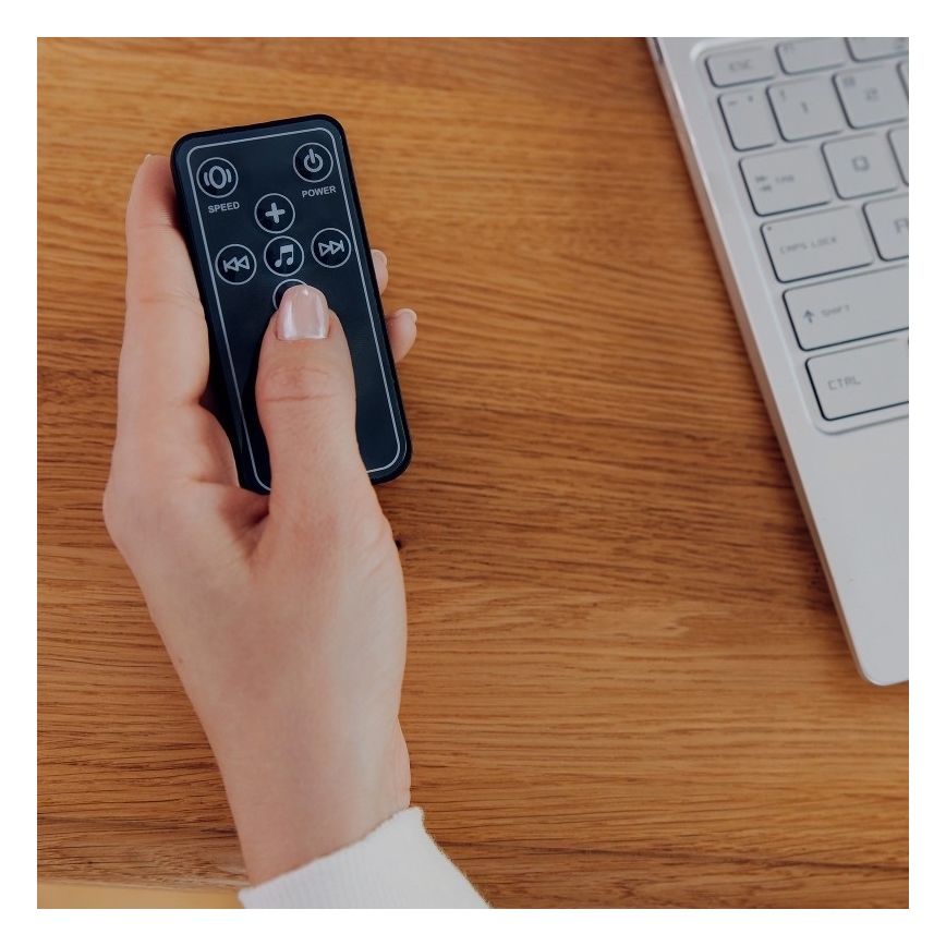 Lionelo - Balancelle musicale pour bébé RIO 4xC Beige Latte + télécommande