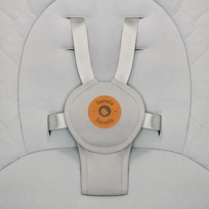 Lionelo - Balancelle pour bébé avec mélodie MELL Beige Sable 4xAA + télécommande