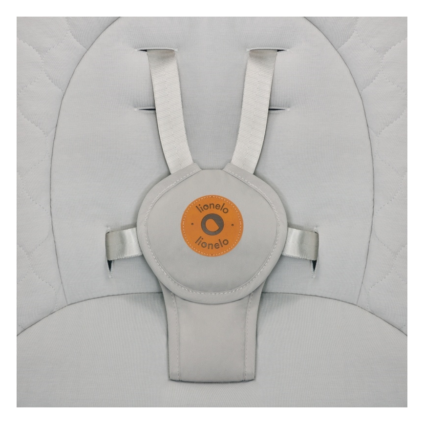 Lionelo - Balancelle pour bébé avec mélodie MELL Beige Sable 4xAA + télécommande