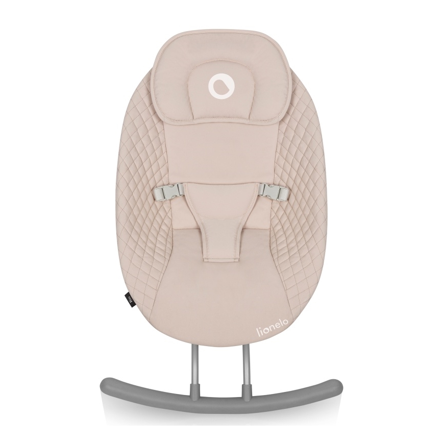 Lionelo - Balancelle pour bébé avec mélodie RIO 4xC Beige Latte + télécommande