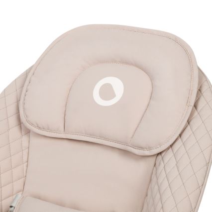Lionelo - Balancelle pour bébé avec mélodie RIO 4xC Beige Latte + télécommande