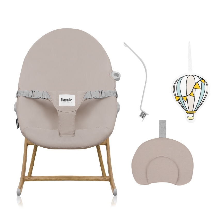 Lionelo - Balancelle pour bébé DALIA ROCKER Beige Sable