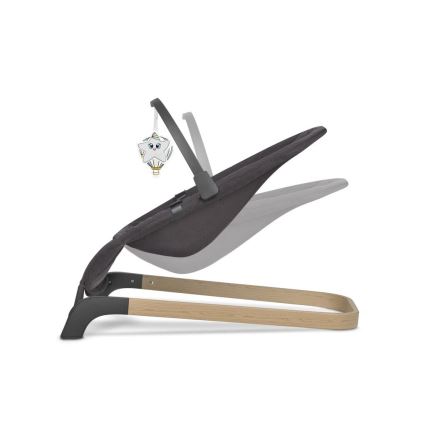 Lionelo - Balancelle pour bébé JUNE anthracite