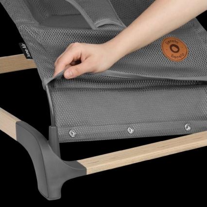 Lionelo - Balancelle pour bébé JUNE grise