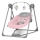 Lionelo - Balancelle pour bébé OTTO 4xLR14 Rose Baby