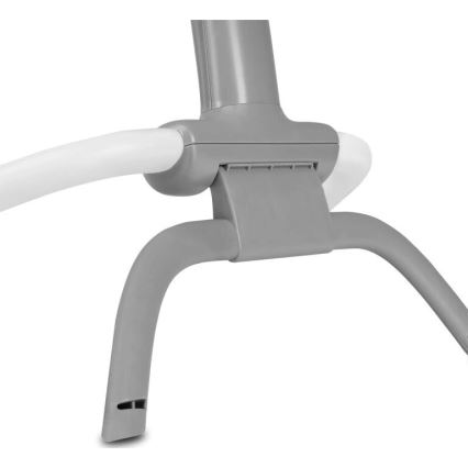 Lionelo - Balancelle vibrante pour bébé avec mélodie PASCAL 2xAA gris/turquoise