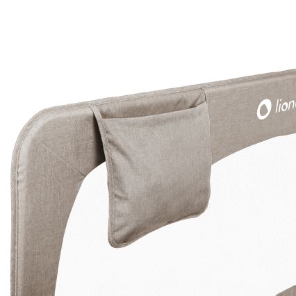 Lionelo - Barrière de sécurité pour lit HANNA Beige Melange