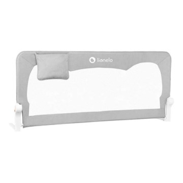 Lionelo - Barrière de sécurité pour lit HANNA Gris Mélange