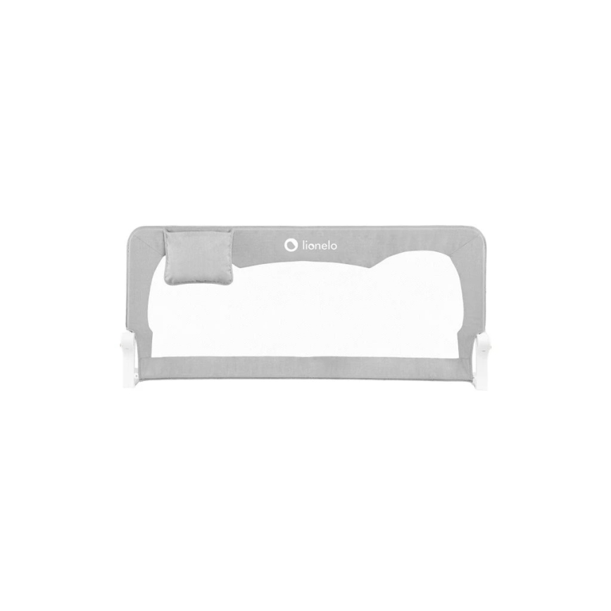 Lionelo - Barrière de sécurité pour lit HANNA Gris Mélange