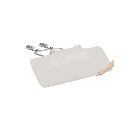 Lionelo - Barrière de sécurité pour lit LORA grise