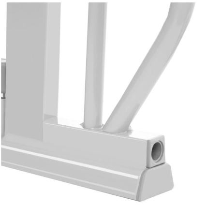 Lionelo - Barrière de sécurité TRUUS SLIM LED gris