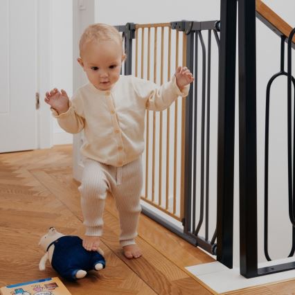 Lionelo - Barrière de sécurité TRUUS SLIM noir/beige