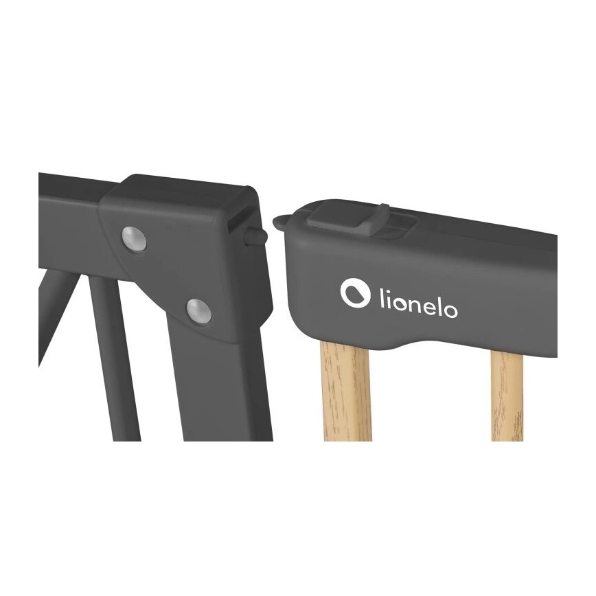 Lionelo - Barrière de sécurité TRUUS SLIM noir/beige