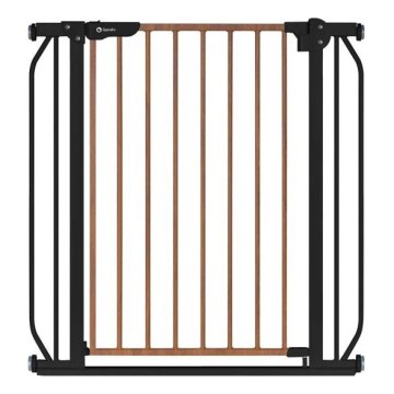 Lionelo - Barrière de sécurité TRUUS SLIM noir/marron