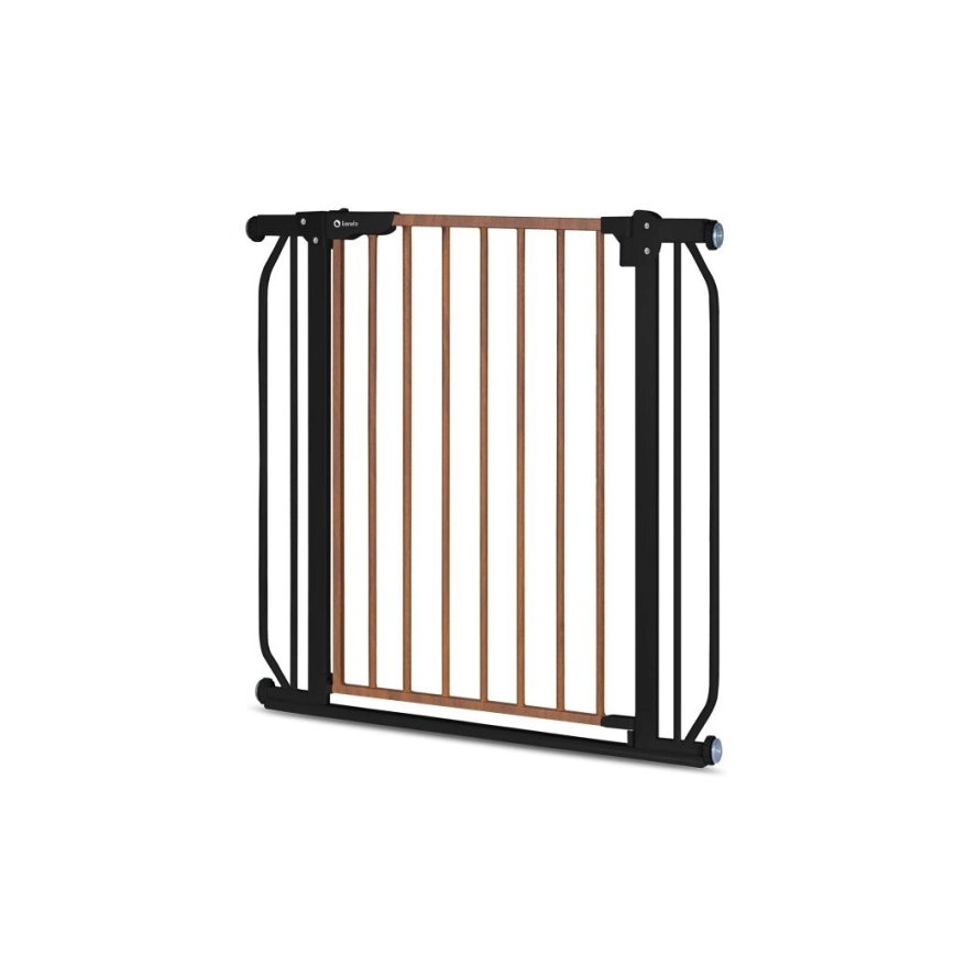 Lionelo - Barrière de sécurité TRUUS SLIM noir/marron