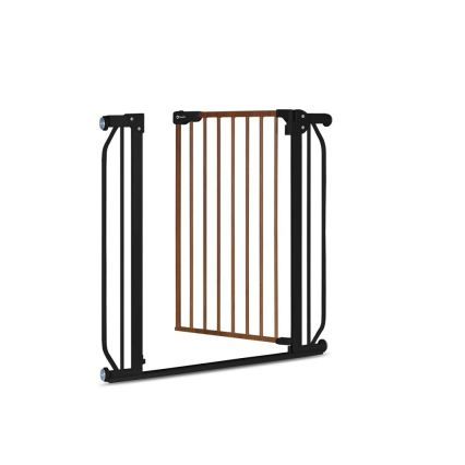 Lionelo - Barrière de sécurité TRUUS SLIM noir/marron