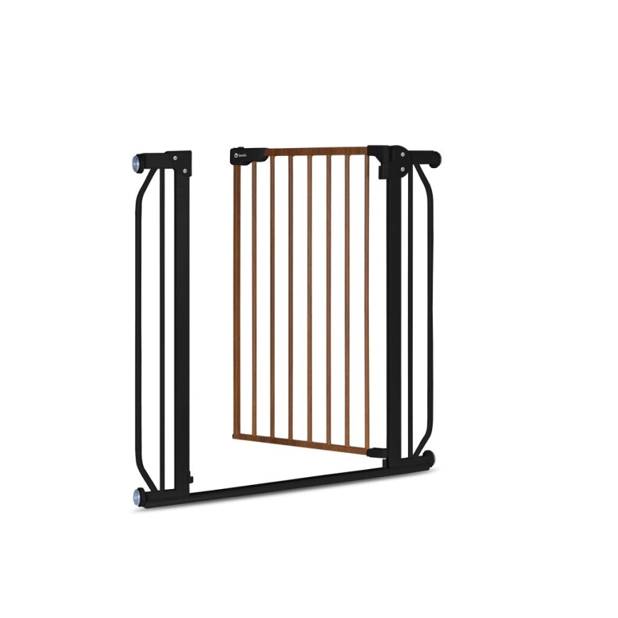 Lionelo - Barrière de sécurité TRUUS SLIM noir/marron