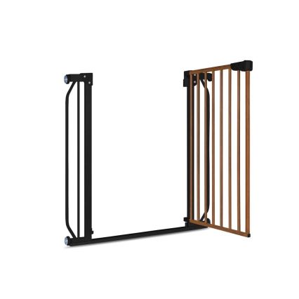 Lionelo - Barrière de sécurité TRUUS SLIM noir/marron