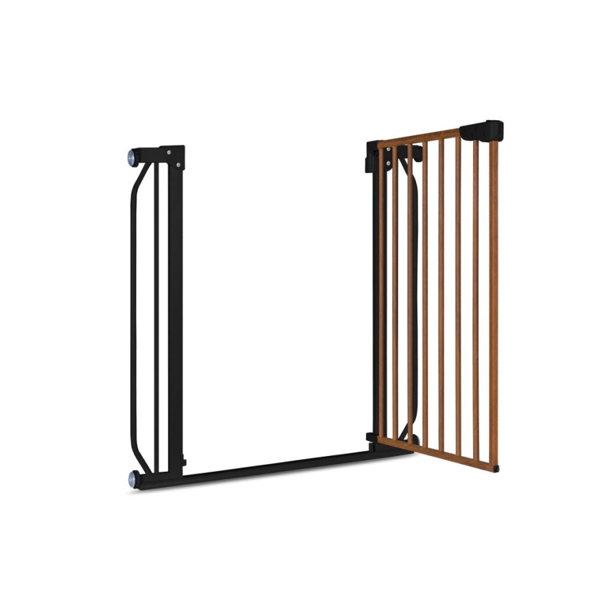 Lionelo - Barrière de sécurité TRUUS SLIM noir/marron