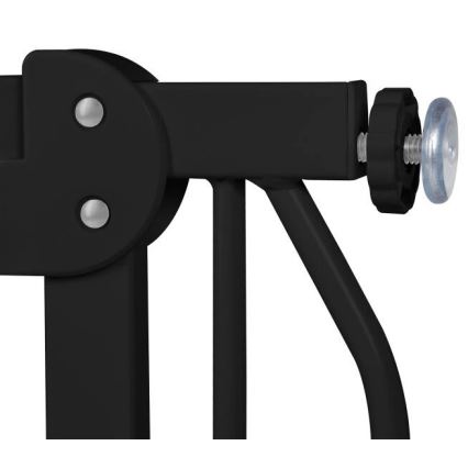 Lionelo - Barrière de sécurité TRUUS SLIM noir/marron