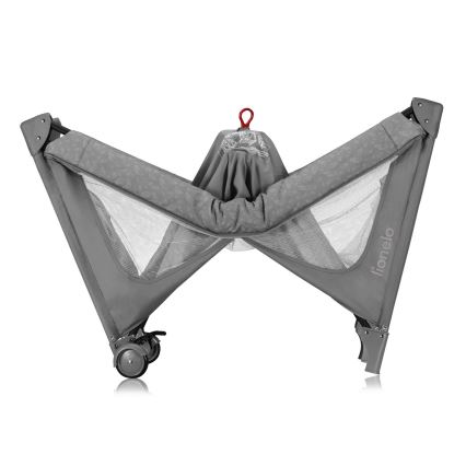Lionelo - Berceau de voyage JASMIN EASY FOLD Grey Stone