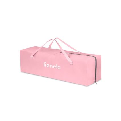 Lionelo - Berceau de voyage STEFI rose/gris