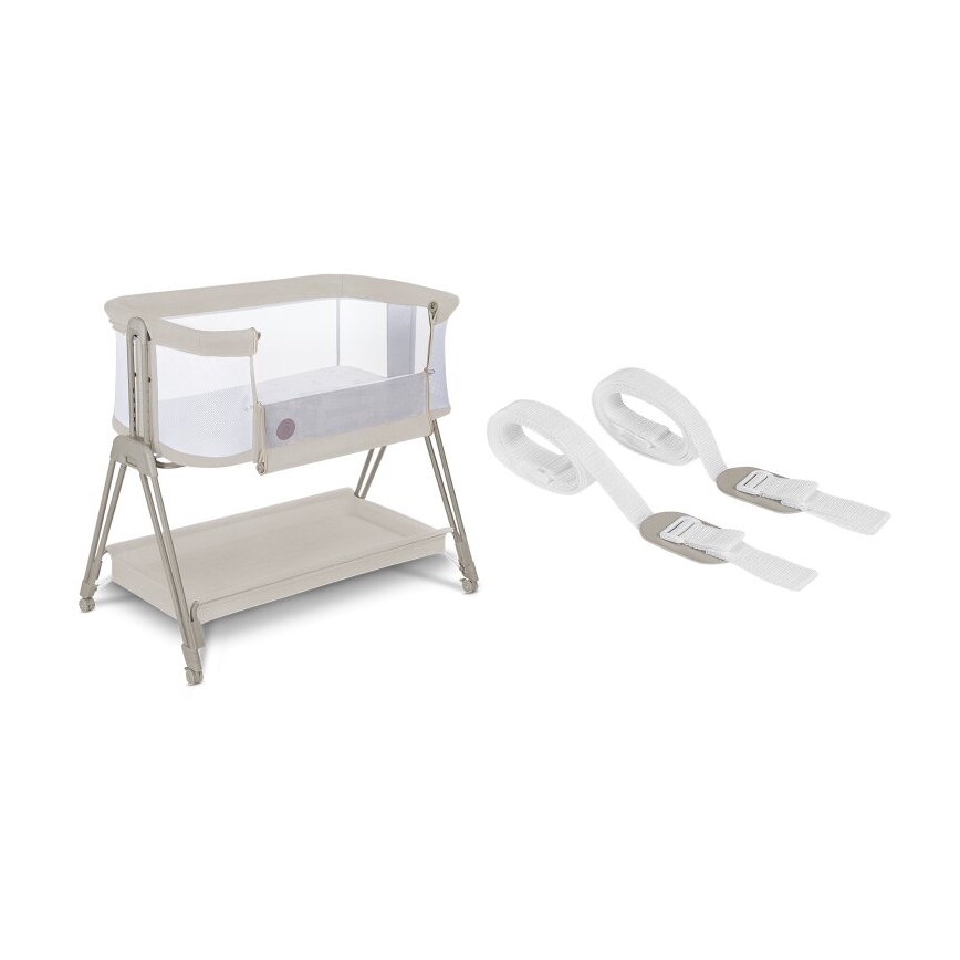Lionelo - Berceau pour bébé 2en1 LUNA beige