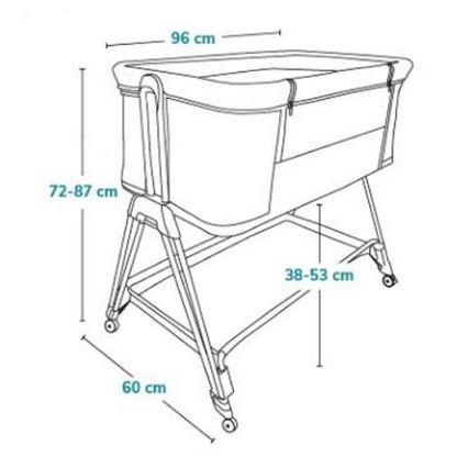 Lionelo - Berceau pour bébé 2en1 LUNA beige