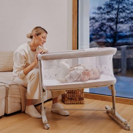 Lionelo - Berceau pour bébé 3en1 AURORA beige