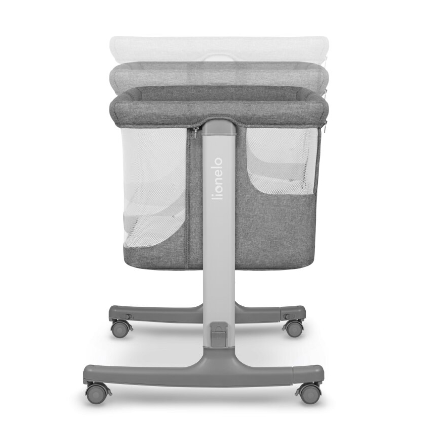Lionelo - Berceau pour bébé 3en1 AURORA gris foncé