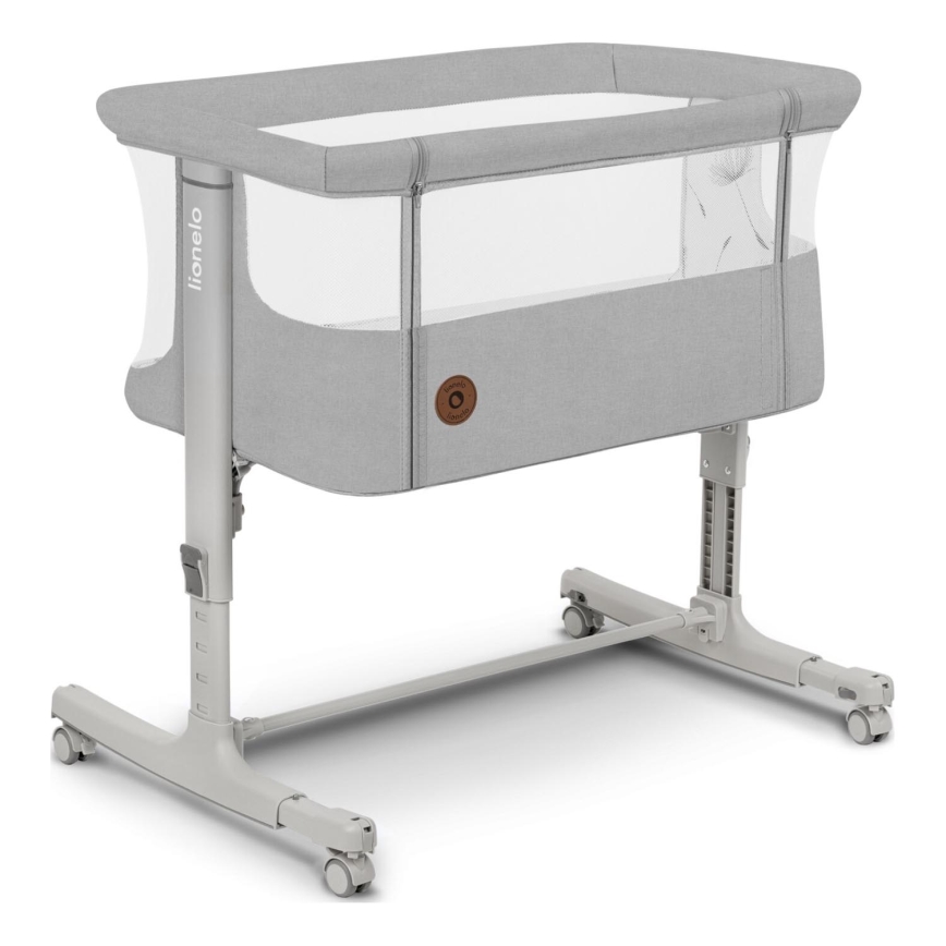 Lionelo - Berceau pour bébé 3en1 AURORA gris