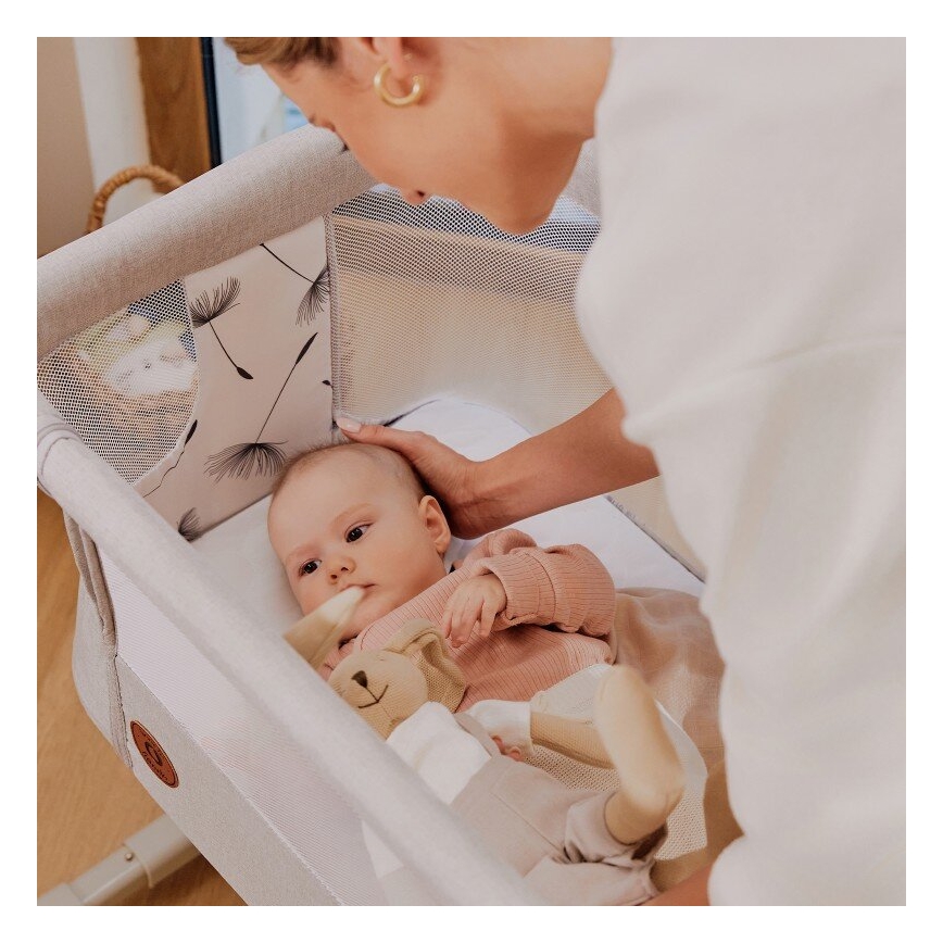 Lionelo - Berceau pour bébé 3en1 AURORA gris
