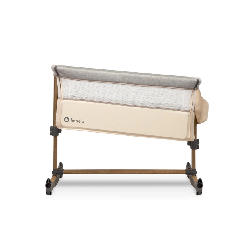 Lionelo - Berceau pour bébé 3en1 LEONIE gris/beige