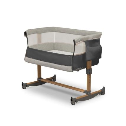 Lionelo - Berceau pour bébé 3en1 LEONIE gris/noir