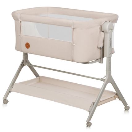 Lionelo - Berceau pour bébé 3en1 LEONIE PLUS beige
