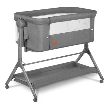 Lionelo - Berceau pour bébé 3en1 LEONIE PLUS gris