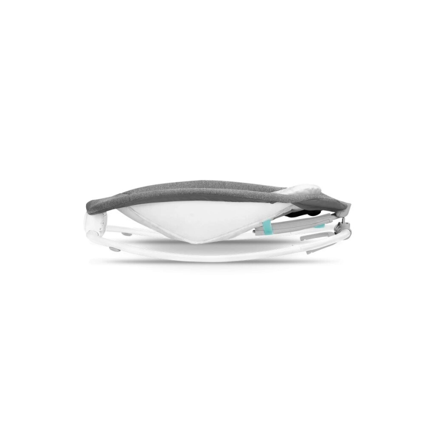 Lionelo - Berceuse vibrante pour bébé avec melodie PASCAL gris/turquoise