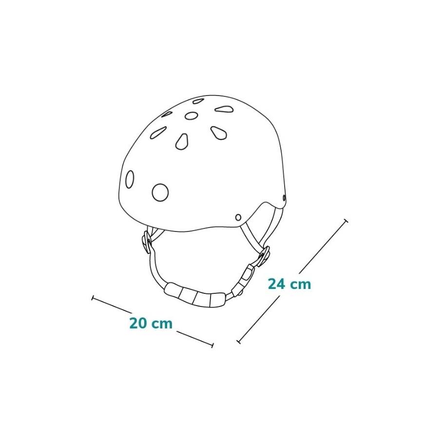 Lionelo - Casque enfant HELMET Bleu ciel