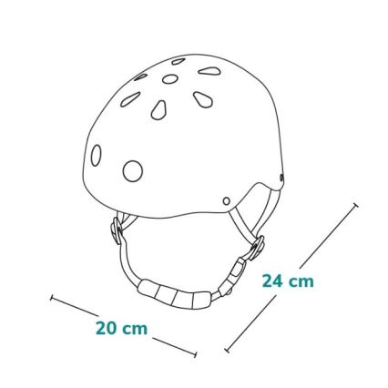 Lionelo - Casque enfant HELMET Rose