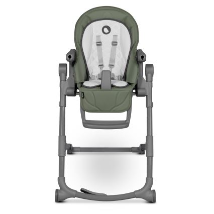 Lionelo - Chaise de repas 2 en 1 pour enfant CORA PLUS Vert olive