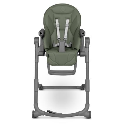 Lionelo - Chaise de repas 2 en 1 pour enfant CORA PLUS Vert olive