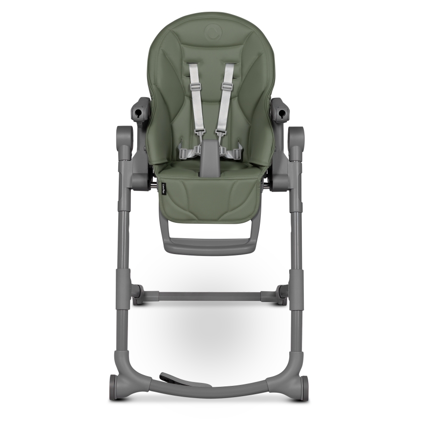 Lionelo - Chaise de repas 2 en 1 pour enfant CORA PLUS Vert olive