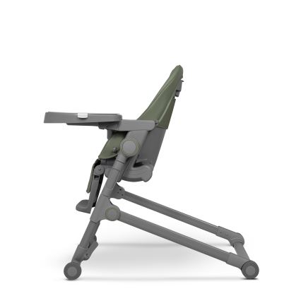 Lionelo - Chaise de repas 2 en 1 pour enfant CORA PLUS Vert olive