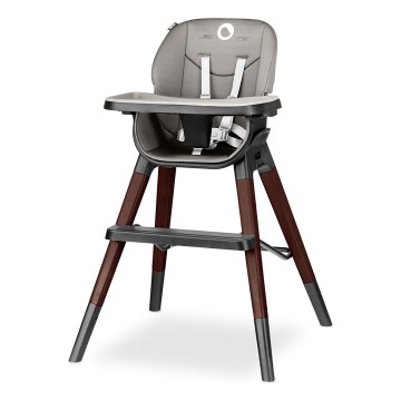 Lionelo - Chaise de repas 2 en 1 pour enfant MONA Noir Onyx