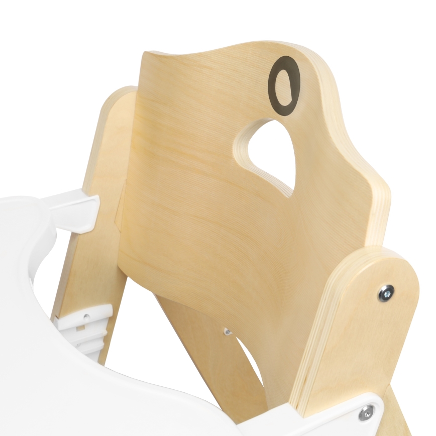 Lionelo - Chaise de repas 3 en 1 pour enfant FLORIS Blanc Naturel